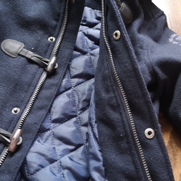 Mexx navy blue coat size 12-18 M - Picture 6 of 12